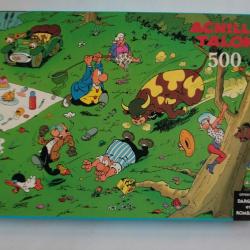 Puzzle 500 pi&egrave;ces Achille Talon Dargaud et Rombali