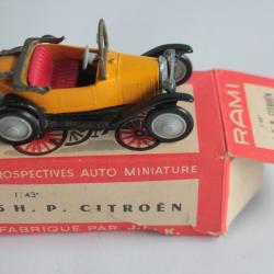 Rami J.M.K Voiture miniature 5 H.P. Citro&euml;n 1924 n&deg;4 Jouet