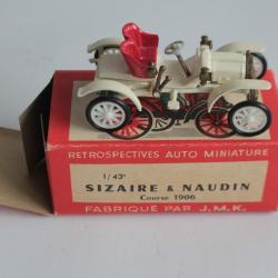 Rami J.M.K Voiture miniature Sizaire & naudin Course 1906 n&deg;8 Jouet