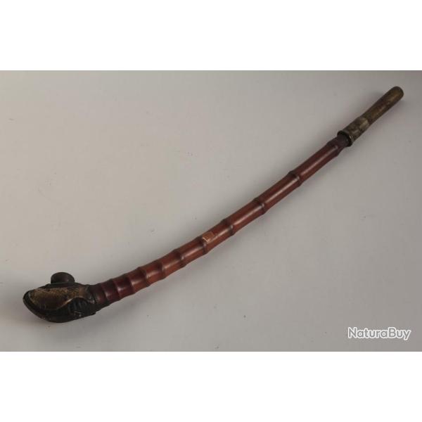 Ancienne pipe bambou Chine