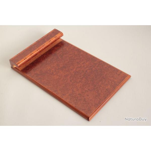 HERMES Porte Bloc notes bois loupe laqu�