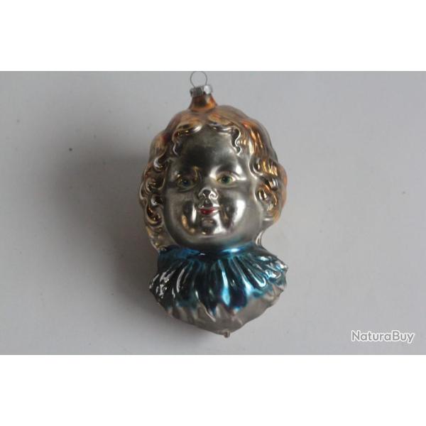 Ancienne D�coration No�l verre Ange Christmas Ornament Angel