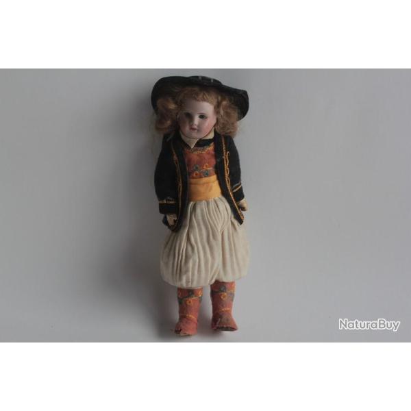 Ancienne poup�e SFBJ Paris Bretonne Costume