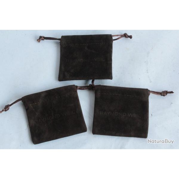 RAYMOND WEIL 3 Petites housses 8 x 8 cm