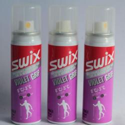 Fart liquide Violet Grip Swix 3 x 70 ml Liquid Grip Wax Ski