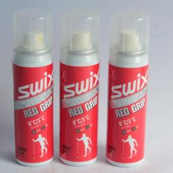 Fart liquide Red Grip Swix 3 x 70 ml Liquid Grip Wax Ski