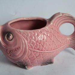 Pot &agrave; cr&egrave;me barbotine Poisson Gen&egrave;ve