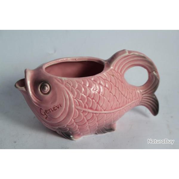 Pot � cr�me barbotine Poisson Gen�ve