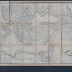 Carte Empire Ottoman Europe Asie Andriveau-Goujon 1854