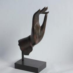 Main de Bouddha bronze Vitarka Mudra Thaïlande