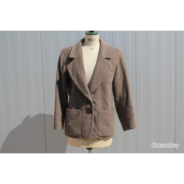 YVES SAINT LAURENT Veste vintage laine cachemire Femme T38
