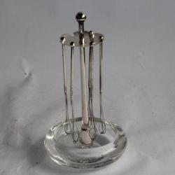 Agitateurs &agrave; champagne argent