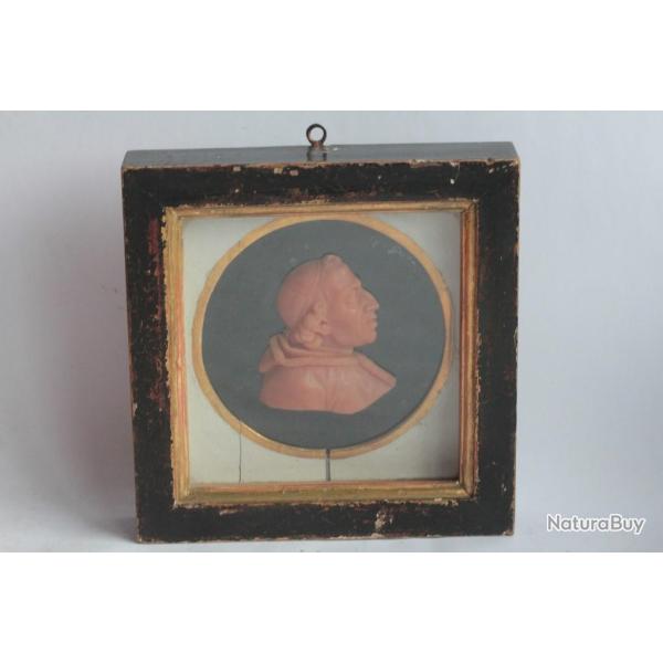Portrait en cire Pape Pie VII XIX si�cle