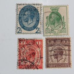 Timbres Grande Bretagne 9e congr&egrave;s de l'UPU 1929 oblit&eacute;r&eacute;