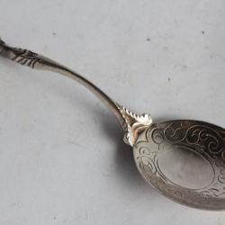 Cuill&egrave;re &agrave; th&eacute; argent Greb. Niekerk Schoonhoven Pays-Bas