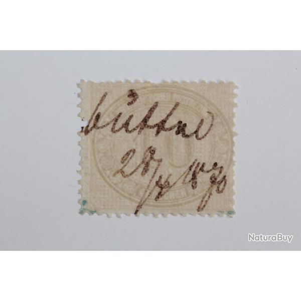 Timbres Allemagne Conf�d�ration du nord cadres vari�s 10g gris 1869