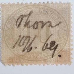 Timbres Allemagne Conf&eacute;d&eacute;ration du nord cadres vari&eacute;s 10g gris 1869