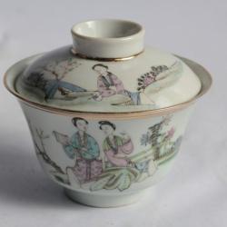 Tasse &agrave; th&eacute; porcelaine Chine Gaiwan