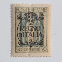 Timbres Italie Fiume Regno D'Italia 1924 var dentelure verticale neuf*