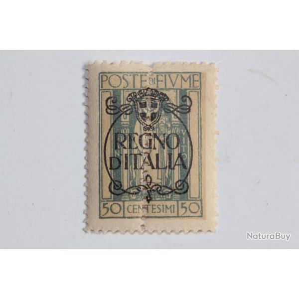 Timbres Italie Fiume Regno D'Italia 1924 var dentelure verticale neuf*