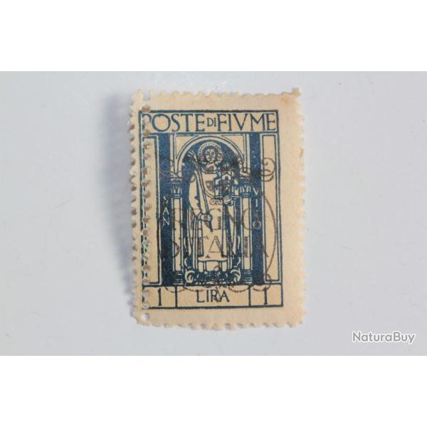 Timbres Italie Fiume Regno D'Italia 1924 var dentelure verticale neuf*