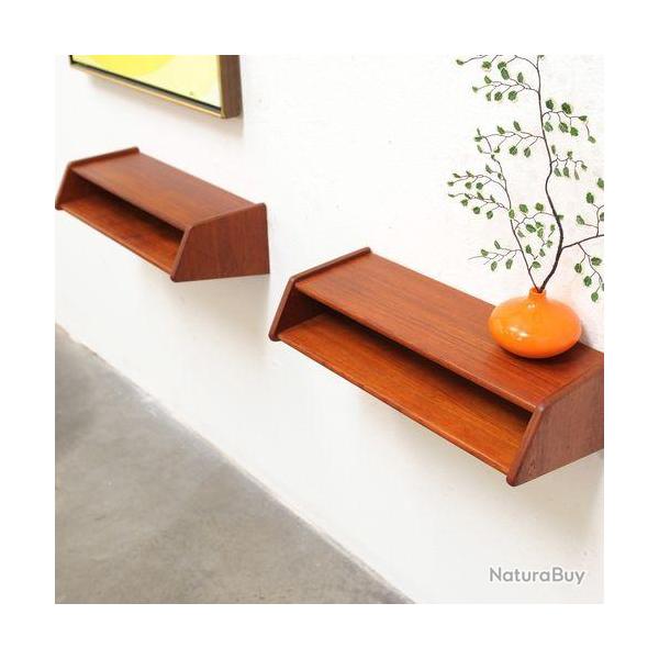 �tag�res murales teck design danois AKSEL KJERSGAARD Scandinave Shelf
