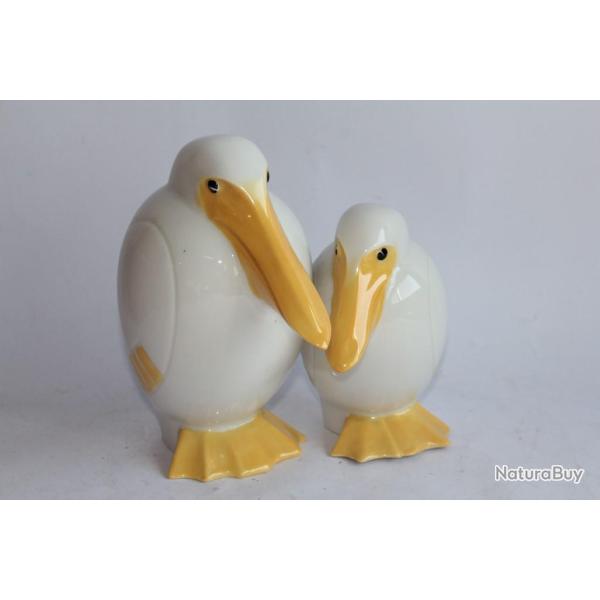 Veilleuse porcelaine Limoges RYS P�licans