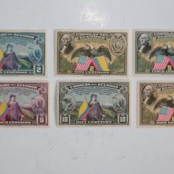 Timbres &Eacute;quateur Comm&eacute;moration de la constitution des Etats-Unis Neufs