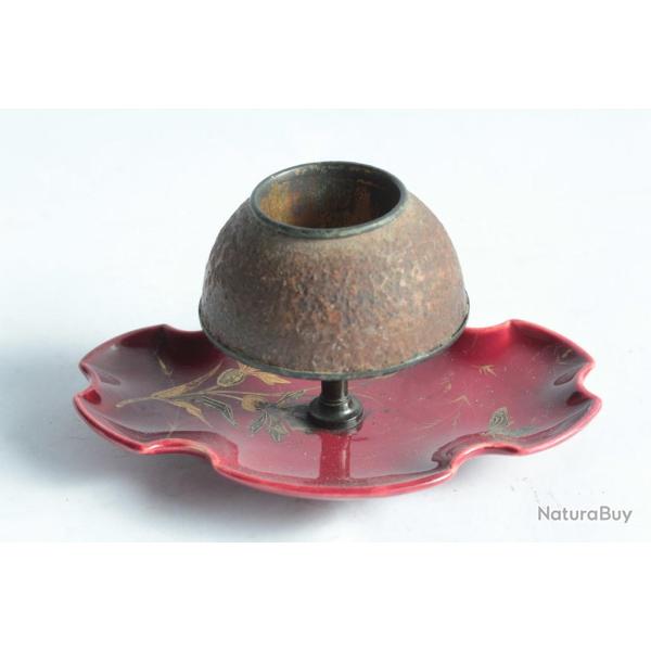 Pyrog�ne c�ramique �maill�e Napol�on III