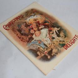 Livre illustré Christmas delights McLoughlin Bros Legend 1978