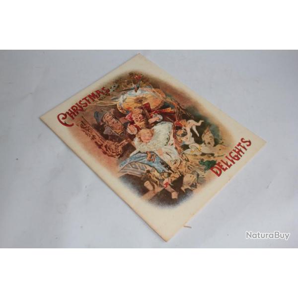 Livre illustr� Christmas delights McLoughlin Bros Legend 1978