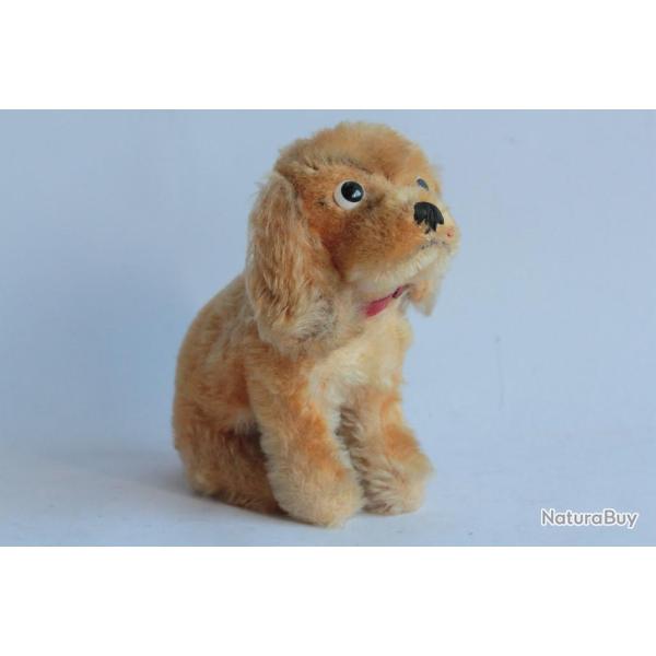 STEIFF Chien peluche mohair Cocker Jouet