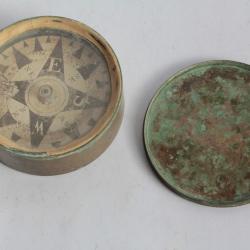 Boussole de poche XIXe siècle