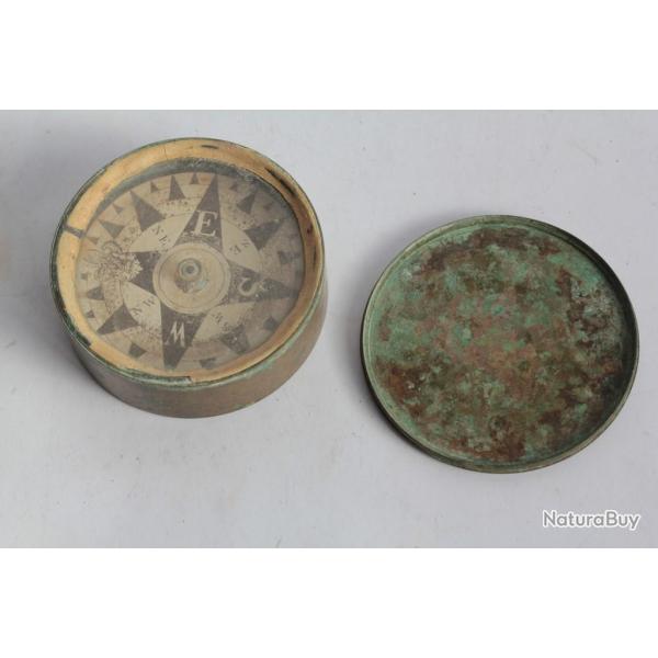 Boussole de poche XIXe si�cle