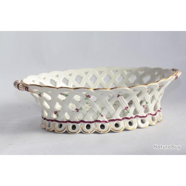 Corbeille porcelaine ajour�e Nyon Suisse