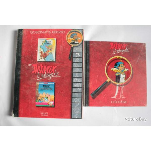BD Ast�rix Int�grale T2 tour de Gaule+Cl�op�tre+ portait R.Goscinny 2010