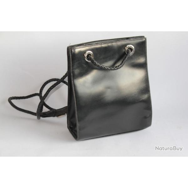 CARTIER Sac � dos Panth�re cuir noir
