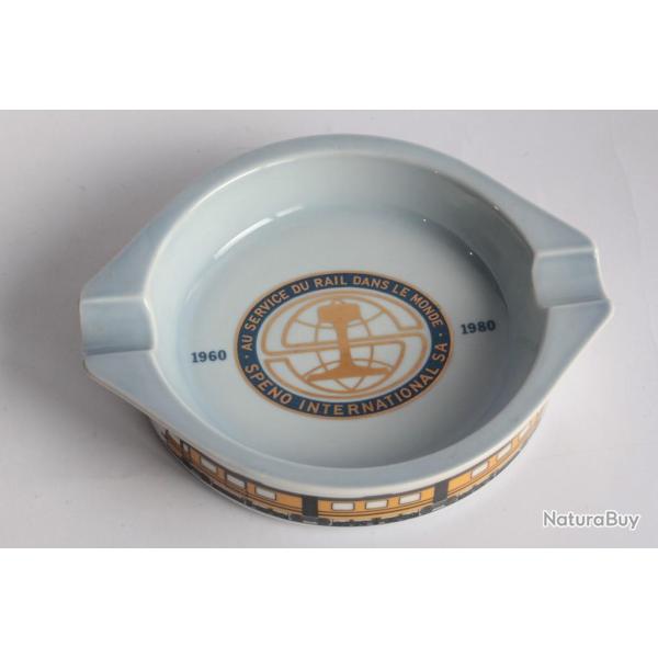 Cendrier publicitaire Train porcelaine danoise Bing & Gr�ndahl