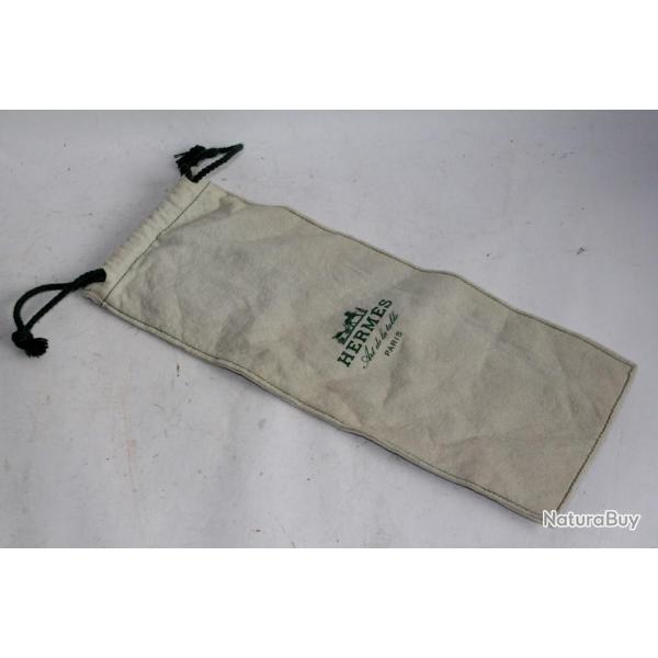 HERMES Art de la Table Sac � poussi�re Housse Dustbag 34 x 12,5 cm