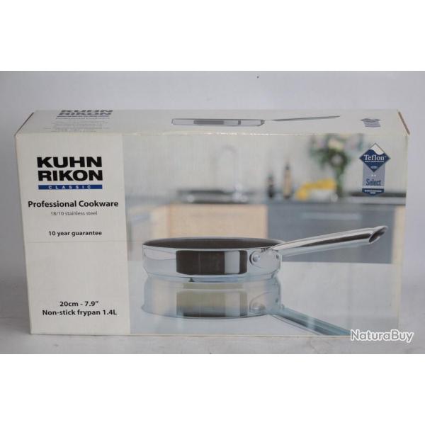 KUHN RIKON Classic Po�le anti-adh�sive professionnelle Teflon 20 cm