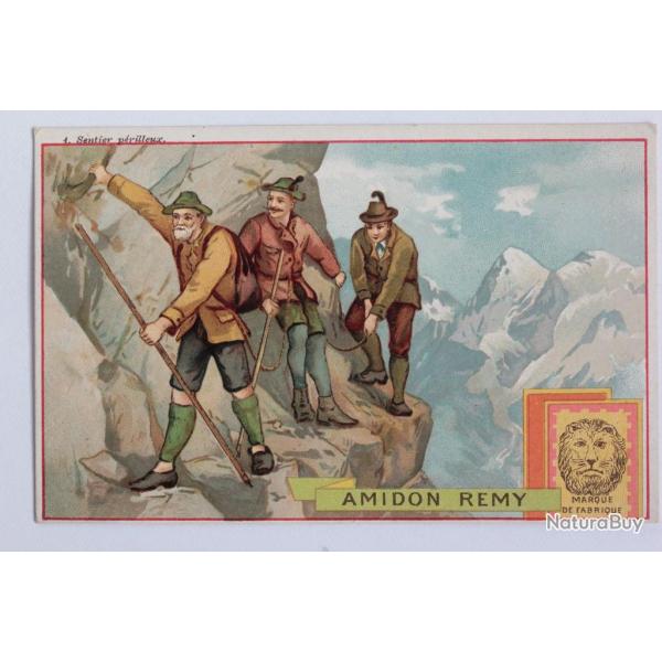 Chromo publicitaire Amidon Remy Sentier p�rilleux