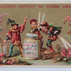 Chromo publicitaire LIEBIG Véritable extrait de viande D. Hutinet