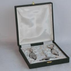 Coffret Tire-bouchon Décapsuleur argent Pedro Duran Morales Cocktail Set