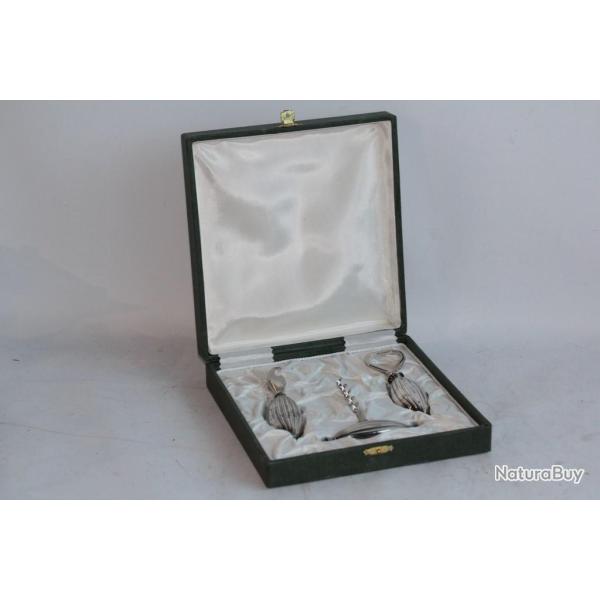 Coffret Tire-bouchon D�capsuleur argent Pedro Duran Morales Cocktail Set
