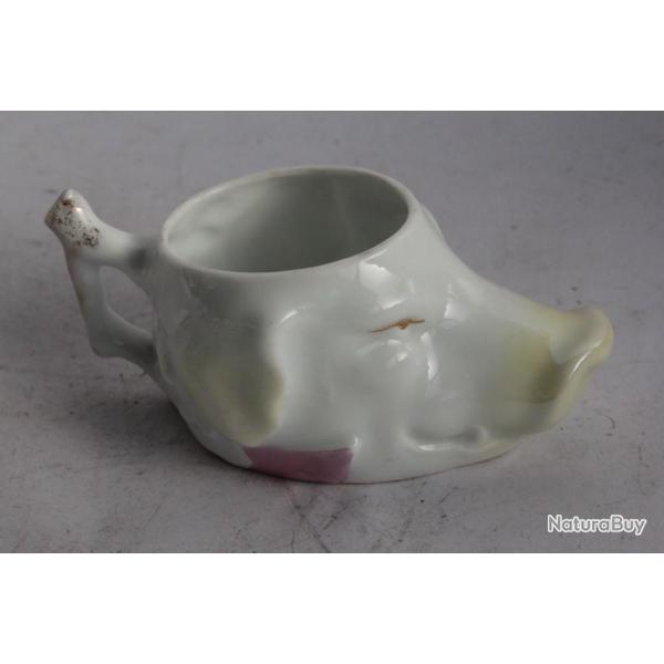Moutardier T�te de Cochon porcelaine