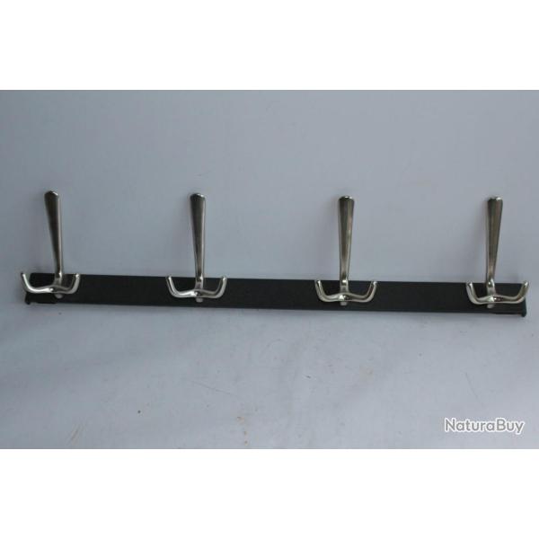 Porte manteau 4 pat�res chrom�es design 1950