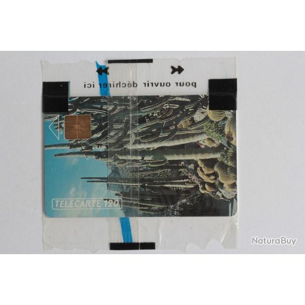 T�l�carte � puce Monaco MF17 Jardin exotique NSB 1991