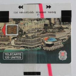 T&eacute;l&eacute;carte &agrave; puce Monaco MF5 Palais des Congr&egrave;s SC4on NSB 1990