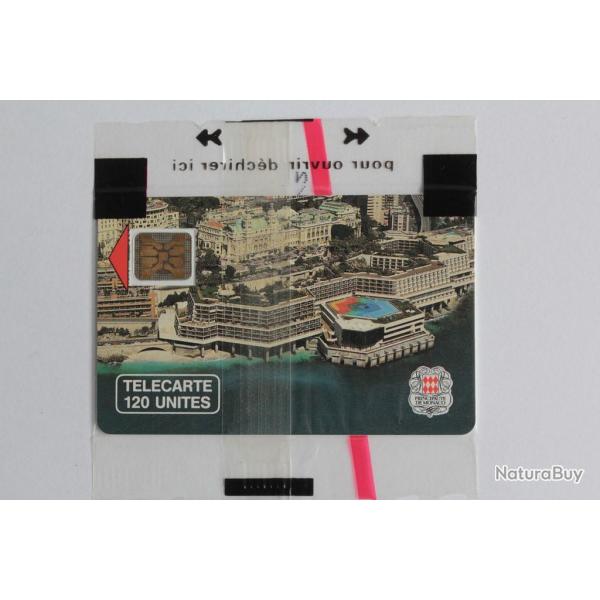 T�l�carte � puce Monaco MF5 Palais des Congr�s SC4on NSB 1990