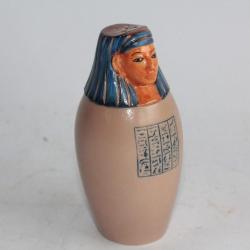 Sali&egrave;re porcelaine vase canope Pharaon